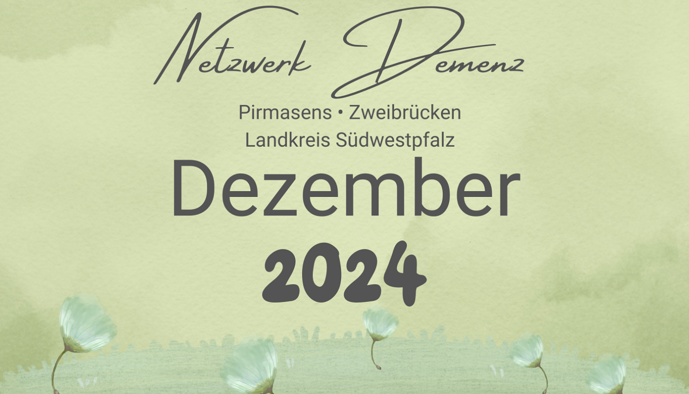 Demenz Landkreis Südwestpfalz Pirmasens Zweibrücken Veranstaltungen 2024