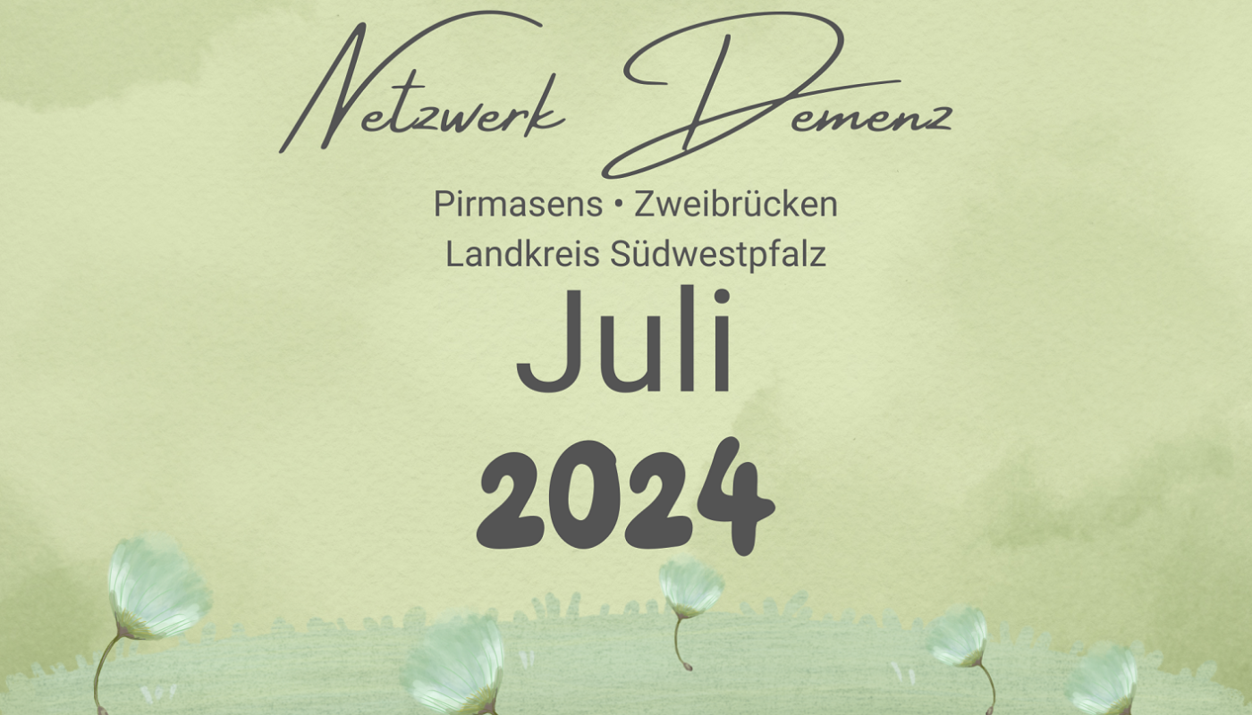 Demenz Landkreis Südwestpfalz Pirmasens Zweibrücken Veranstaltungen 2024