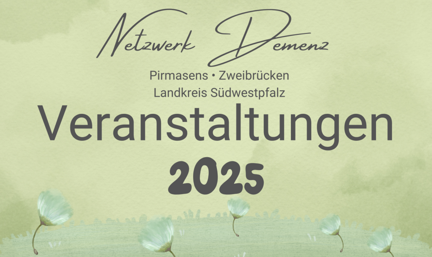 Das Netzwerk Demenz Südwestpfalz setzt sein Engagement fort, Menschen mit Demenz und ihre Angehörigen zu unterstützen